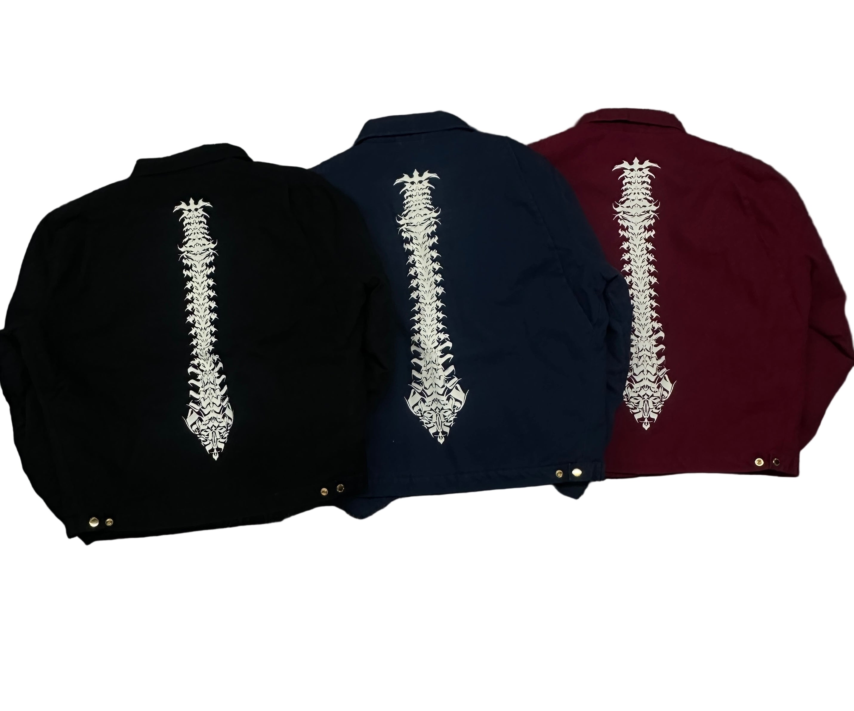 SKELETAL SPINE MECHANIC JACKET