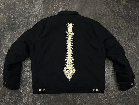 SKELETAL SPINE DETROIT JACKET