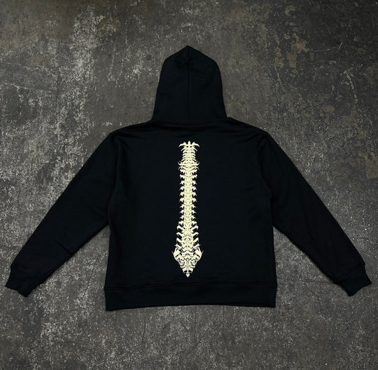 SKELETAL SPINE HOODIE