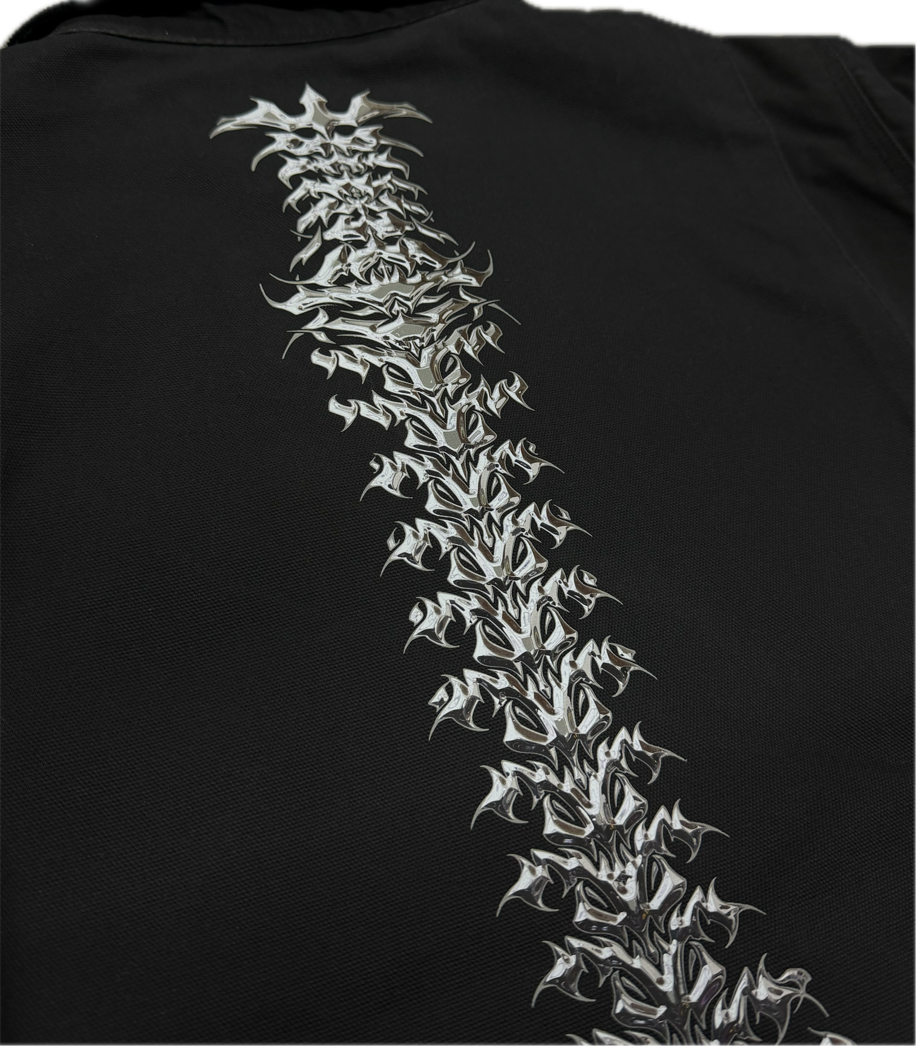 CHROME SKELETAL SPINE JACKET